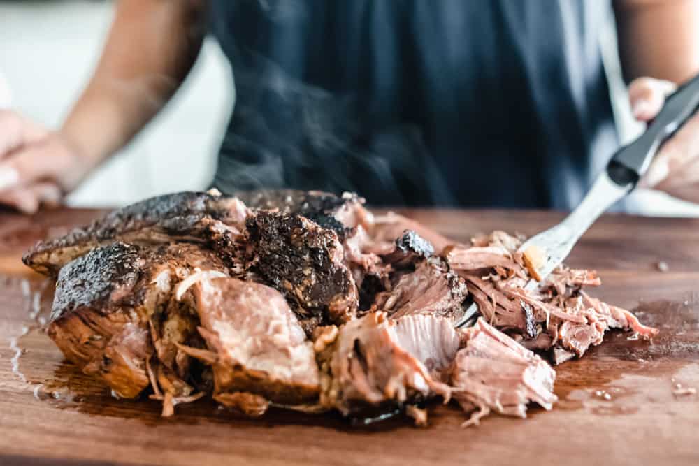 shredding your slow cooker beef 