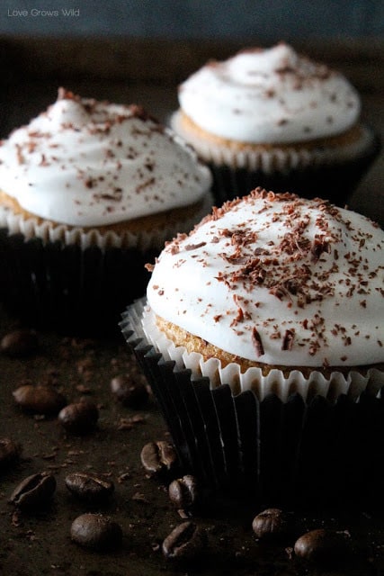 Cappuccino and Chocolate Cupcakes are the ultimate decadent dessert!