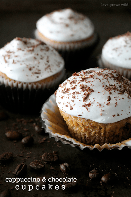 Cappuccino and Chocolate Cupcakes are the ultimate decadent dessert!