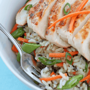 Grilled Citrus Chicken Rice Bowl