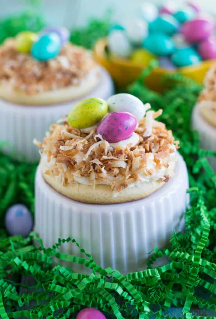 Close up of Easter Sugar Cookies.