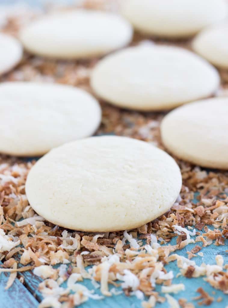 Sugar Cookies and Toasted Coconut