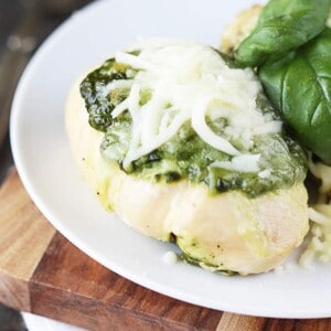 Pesto & Mozzarella Stuffed Chicken