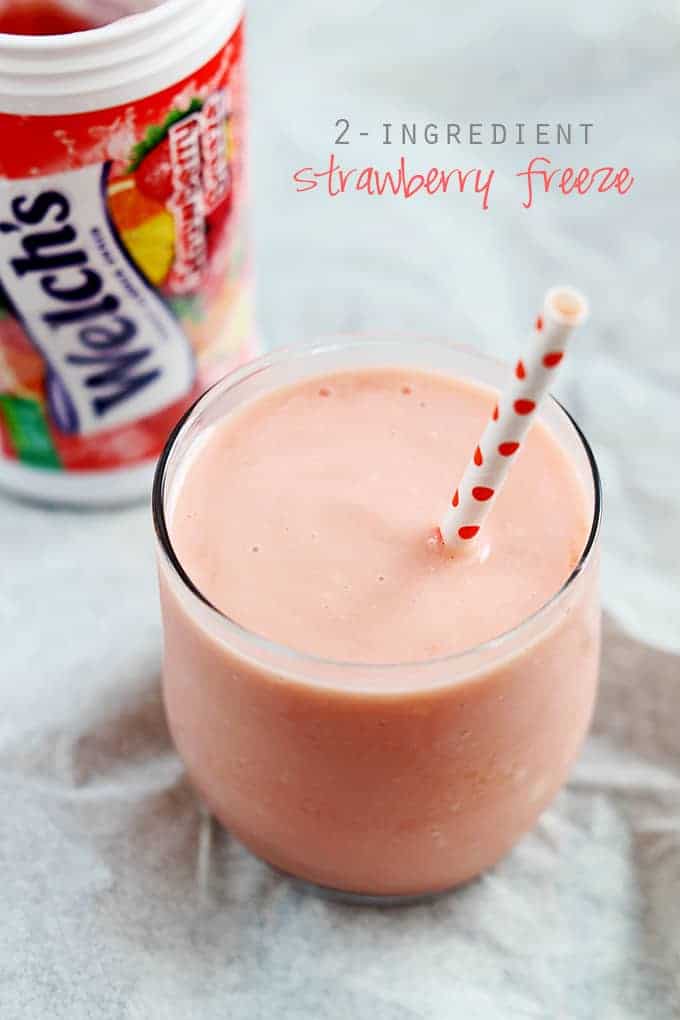 2-Ingredient Strawberry Freeze