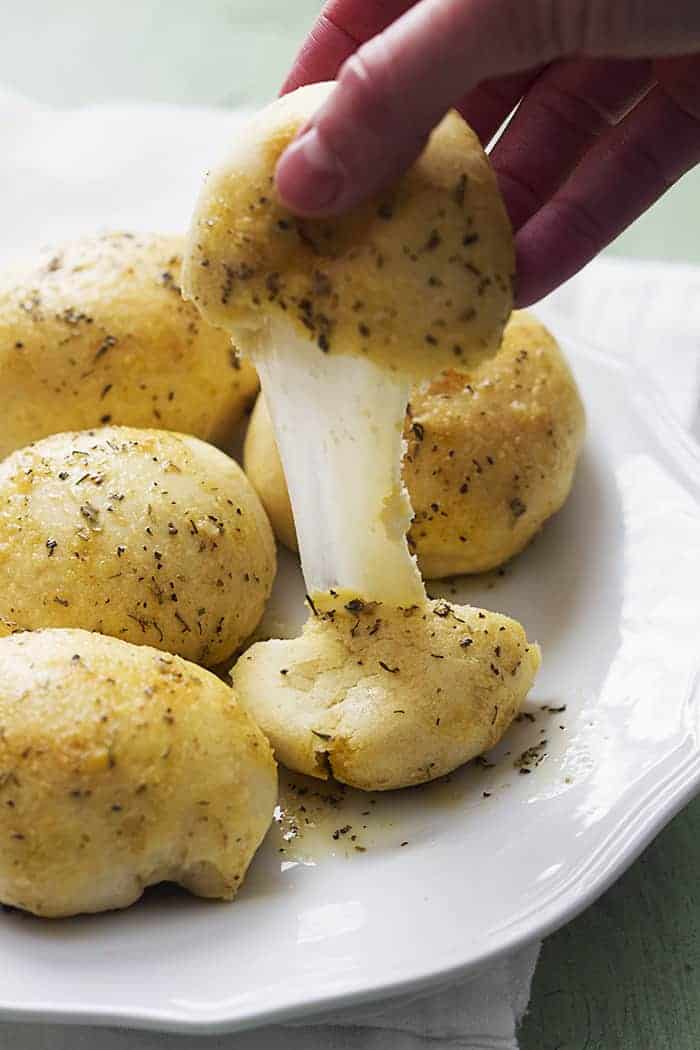 Garlic Parmesan Cheese Bombs