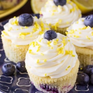 Lemon Blueberry Cupcakes