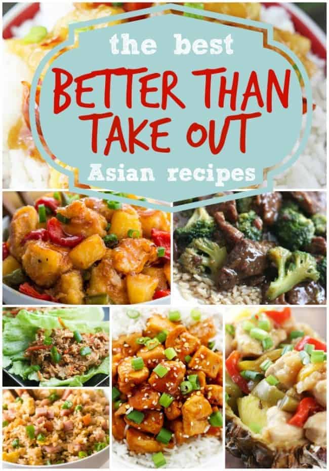 The best better than take out Asian recipes.