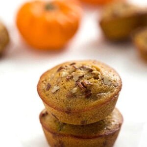 Pumpkin Pecan Pie Muffins - Just like a classic pecan pie, but even better!