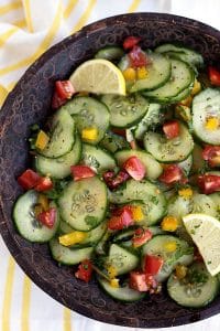 Lemon Cucumber Salad