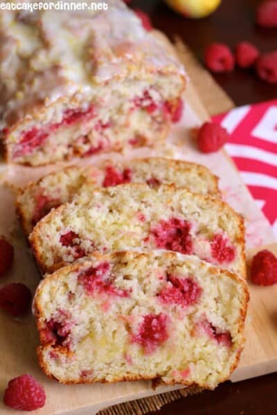 Lemon Raspberry Zucchini Bread