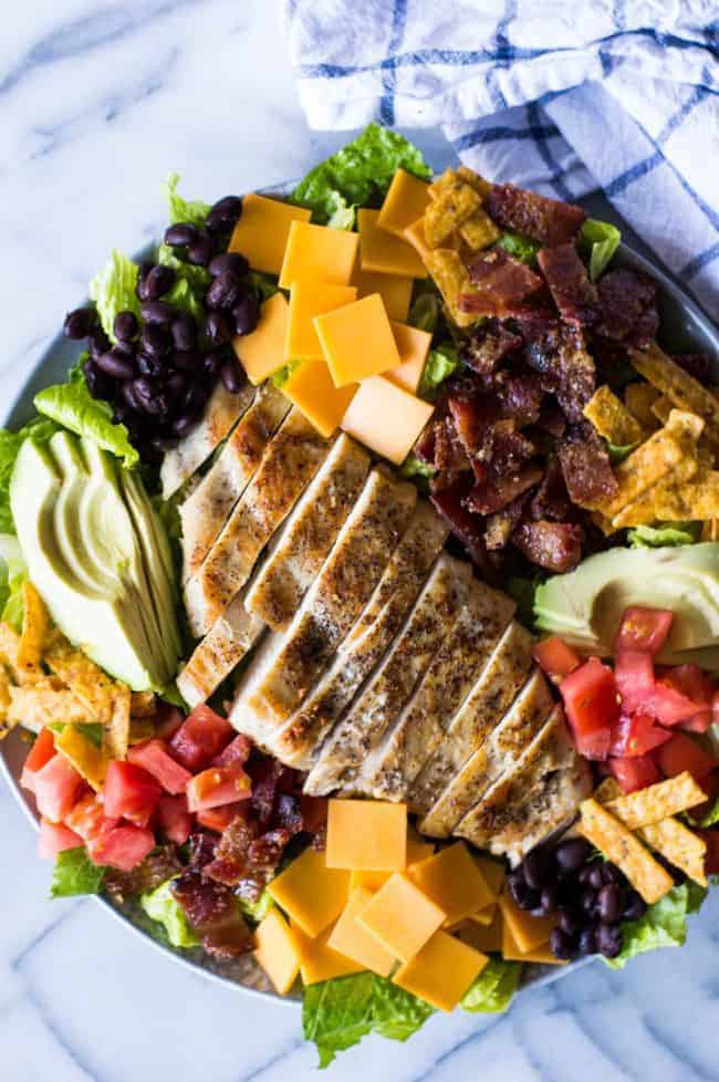  Southwest Grilled Chicken Salad with Candied Bacon ingredients.