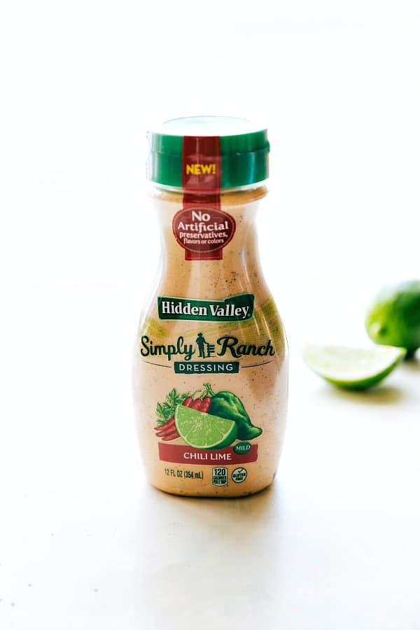 Hidden Valley Simply Ranch Dressing bottle.