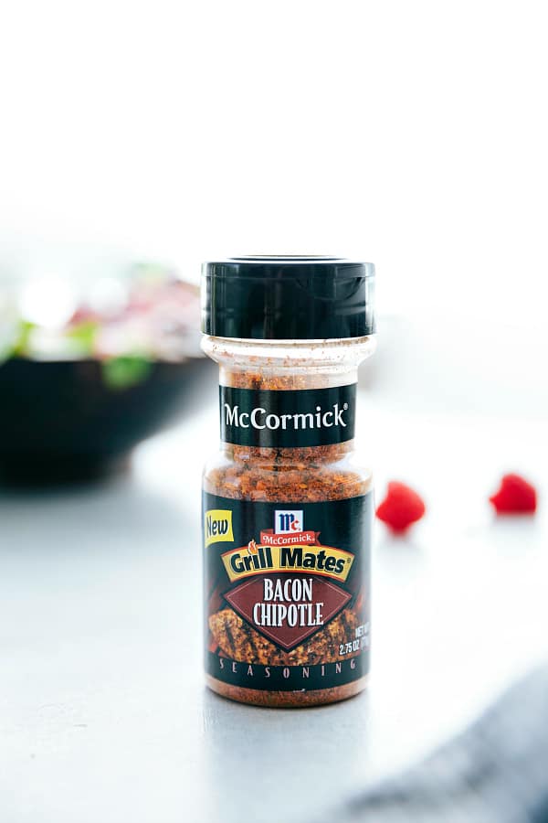 Bacon Chipotle Grill Mates seasoning by McCormick.