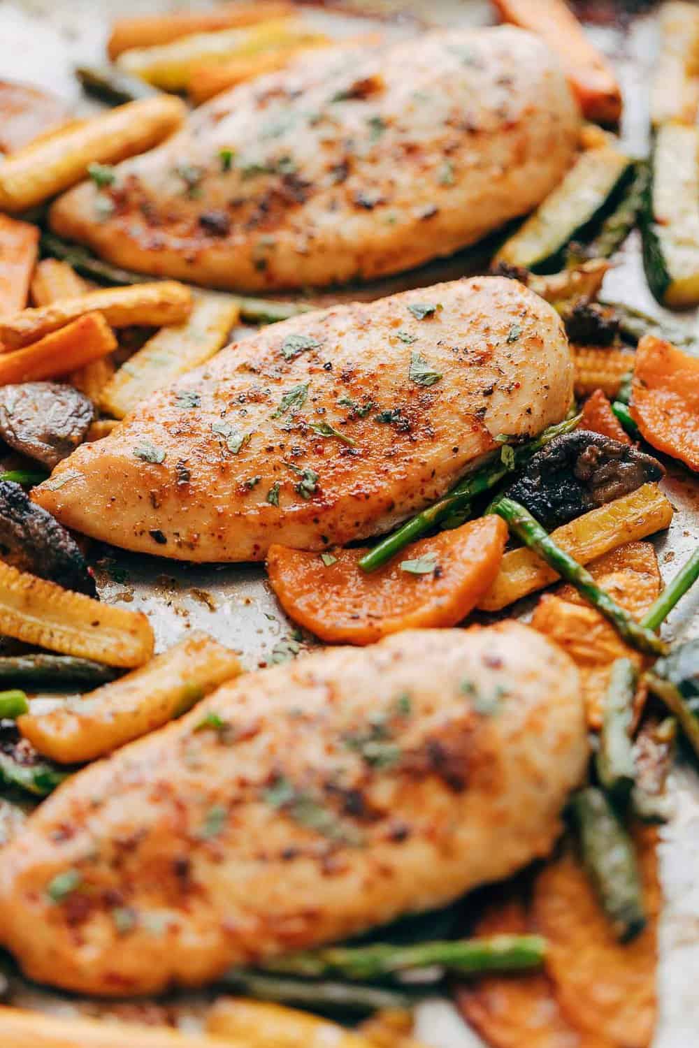 Garlic Paprika Chicken and Veggies.