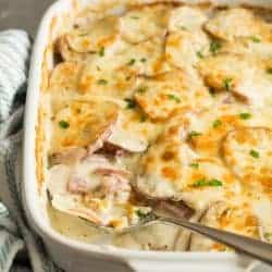 scalloped potatoes and ham recipe