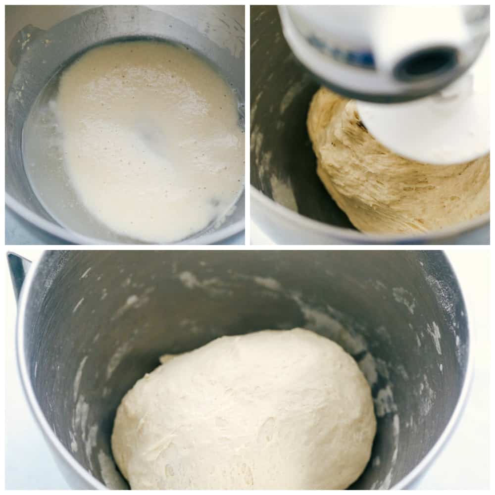 How to make pizza dough.