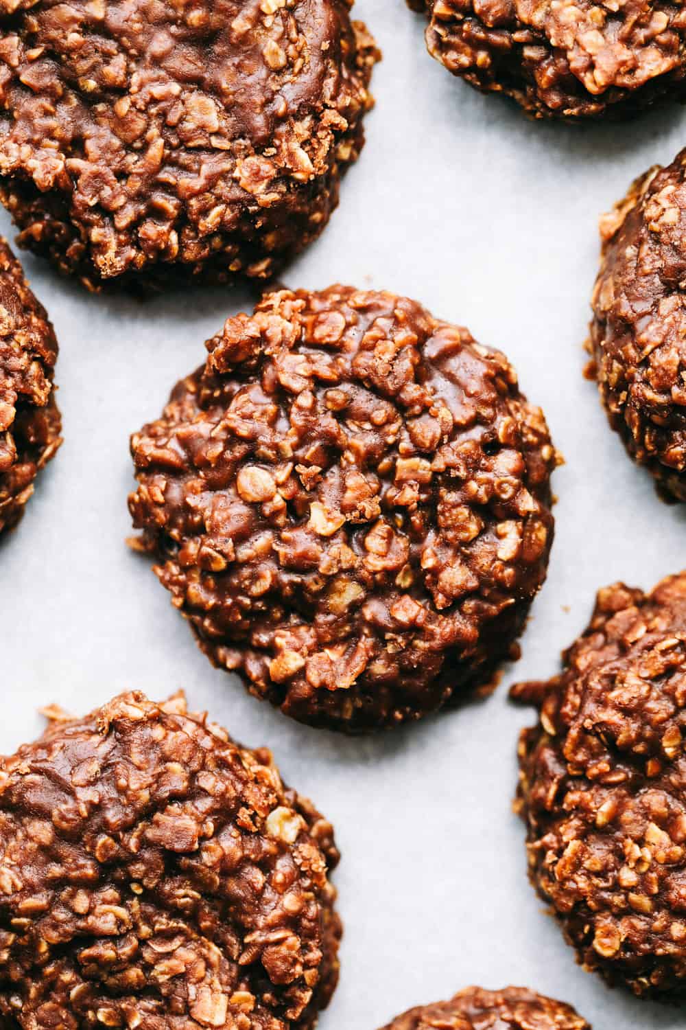 Peanut Butter Chocolate No Bake Cookies 