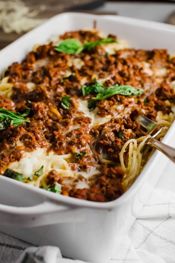 Classic Baked Spaghetti