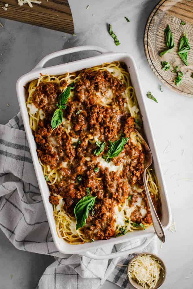 Classic Baked Spaghetti