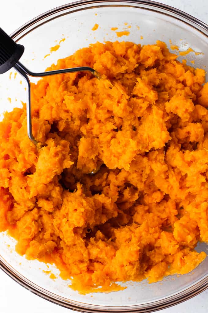 mashed sweet potatoes 