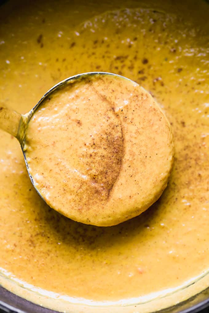 creamy pumpkin soup