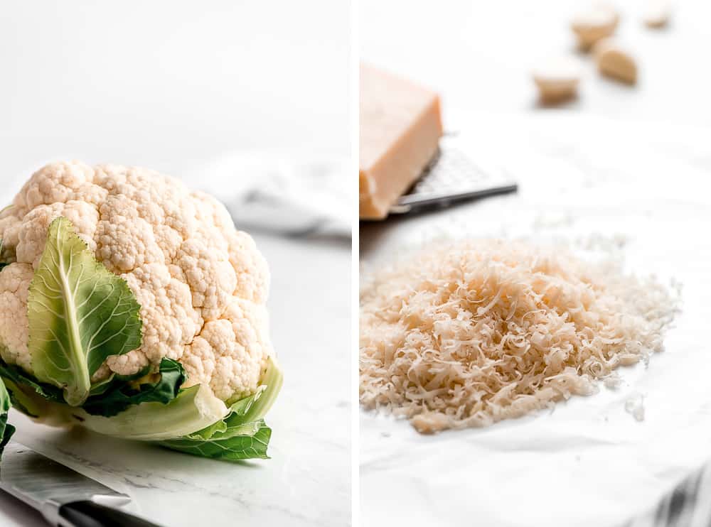 Cauliflower and Cauliflower shredded