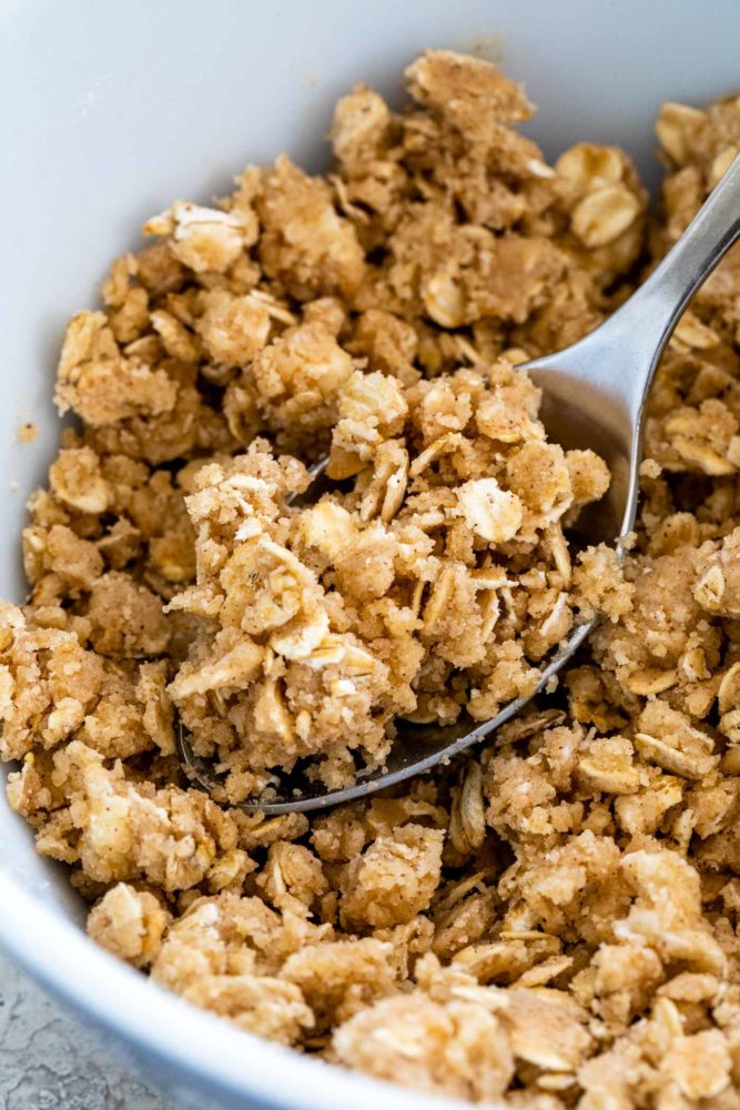 granola in a bowl