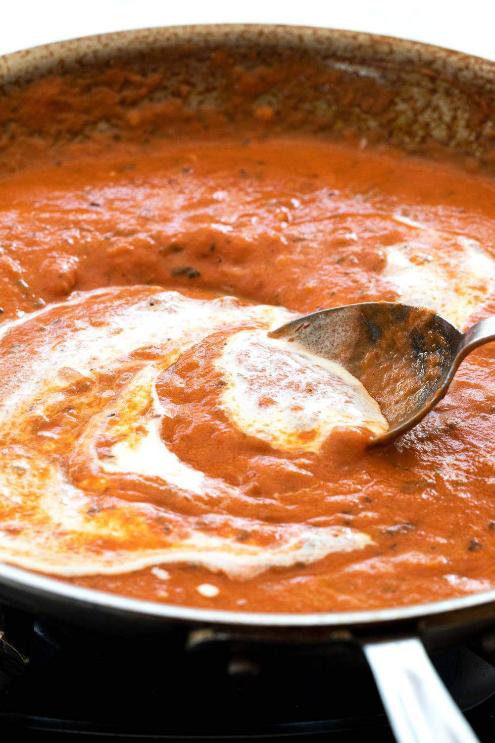 Marinara sauce with cream