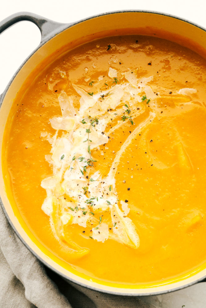 Creamy, rich, and savory Butternut Squash Soup