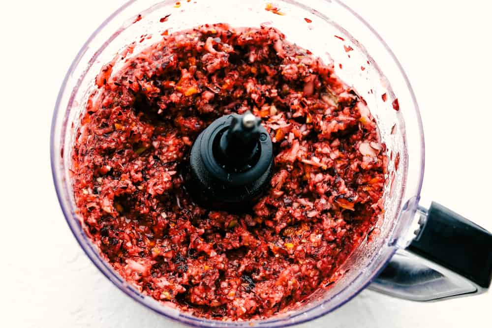 Blended Cranberry Relish.