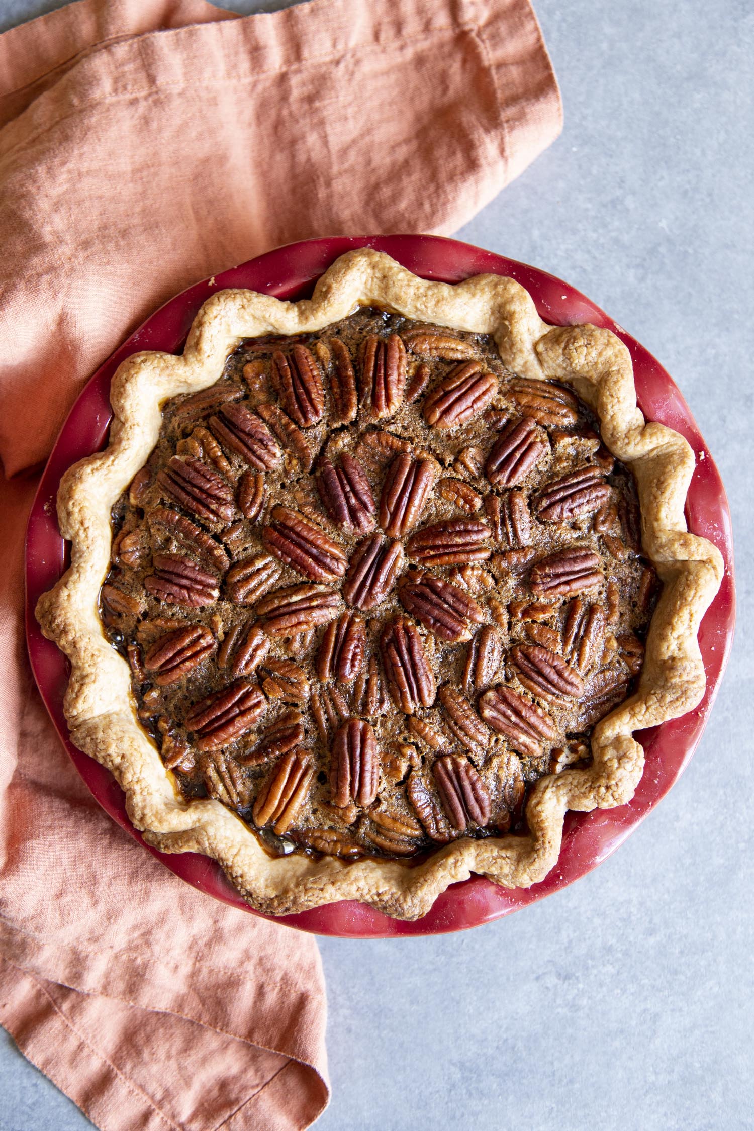 Rich, decadent Pecan pie.