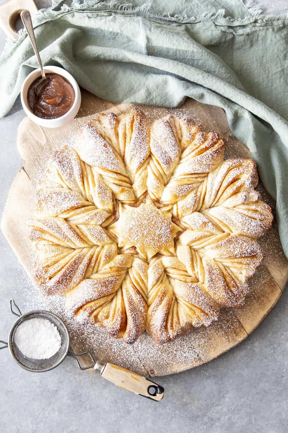 Decorative and tasty Star Bread