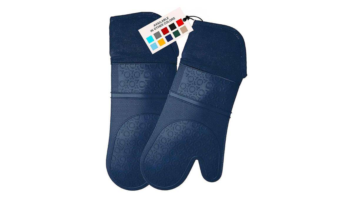 HOMWE Extra Long Professional Silicone Oven Mitt