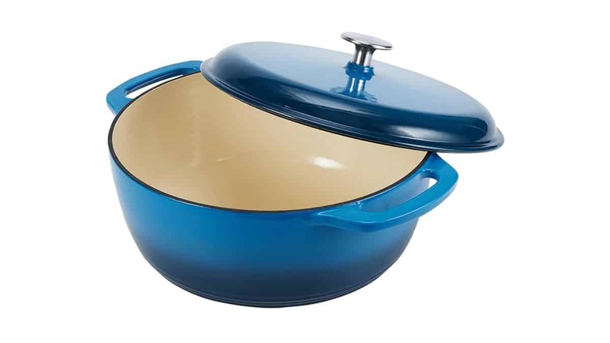 Amazon Basics 6-Quart Enameled Dutch Oven