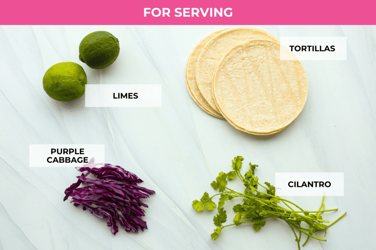 Toppings for bang bang shrimp tacos. 