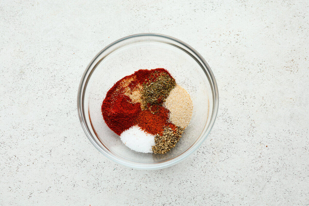 Seasonings in a bowl. 